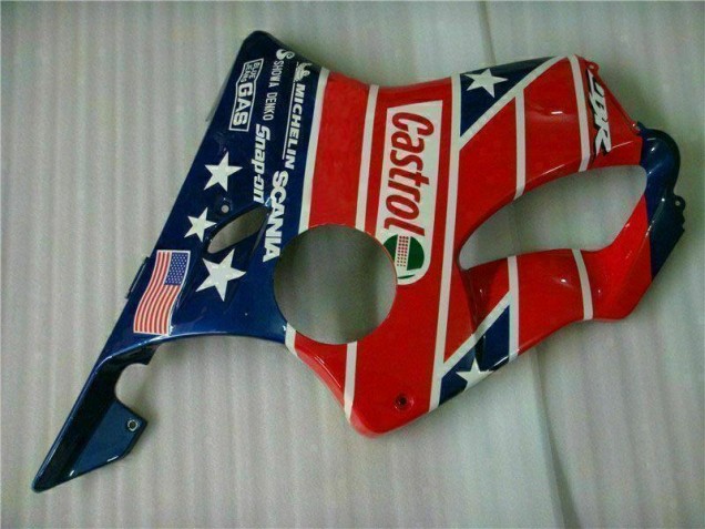 Carenados Moto CBR 600 F4i 01-03 - Rojo Blanco Azul Castrol Cycle World Carenados Moto CBR 600 F4i 01-03 - Rojo Blanco Azul Castrol Cycle World
