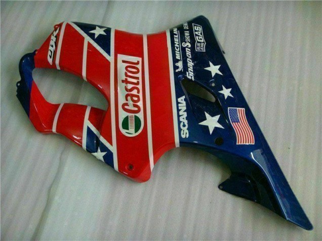 Carenados Moto CBR 600 F4i 01-03 - Rojo Blanco Azul Castrol Cycle World Carenados Moto CBR 600 F4i 01-03 - Rojo Blanco Azul Castrol Cycle World