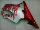 Carenados Moto CBR 600 F4i 01-03 - Rojo Llama Plata