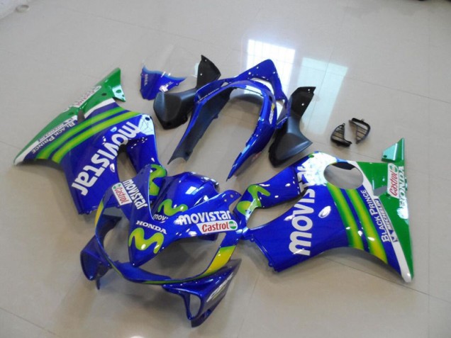 Carenados Moto CBR 600 F4i 04-07 - Azul Movistar Castrol Carenados Moto CBR 600 F4i 04-07 - Azul Movistar Castrol