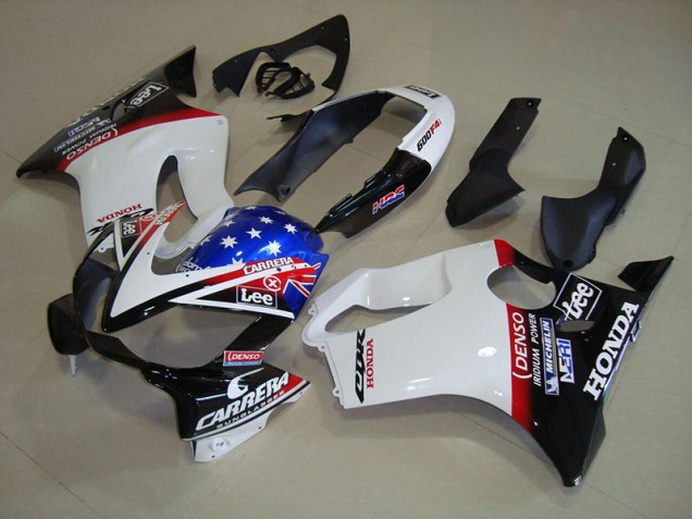 Carenados Moto CBR 600 F4i 04-07 - Blanco Azul DENSO HRC Carrera Carenados Moto CBR 600 F4i 04-07 - Blanco Azul DENSO HRC Carrera