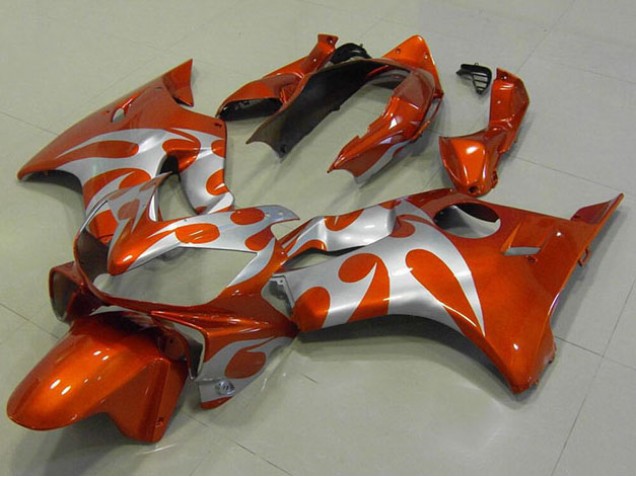 Carenados Moto CBR 600 F4i 04-07 - Naranja Plata Carenados Moto CBR 600 F4i 04-07 - Naranja Plata