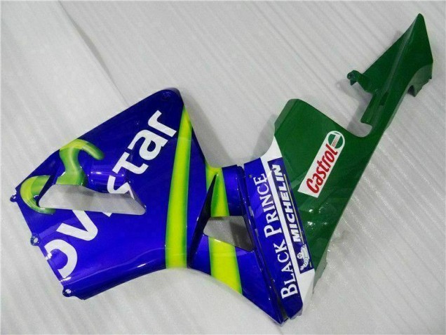 Carenados Moto CBR 600 RR 03-04 - Azul Verde Movistar Castrol Carenados Moto CBR 600 RR 03-04 - Azul Verde Movistar Castrol