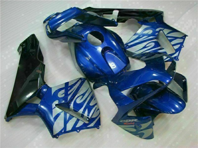 Carenados Moto CBR 600 RR 03-04 - Azul con Plata Llama Carenados Moto CBR 600 RR 03-04 - Azul con Plata Llama