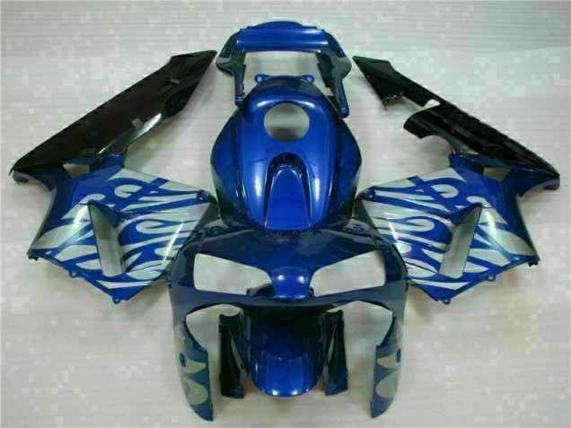 Carenados Moto CBR 600 RR 03-04 - Azul con Plata Llama Carenados Moto CBR 600 RR 03-04 - Azul con Plata Llama