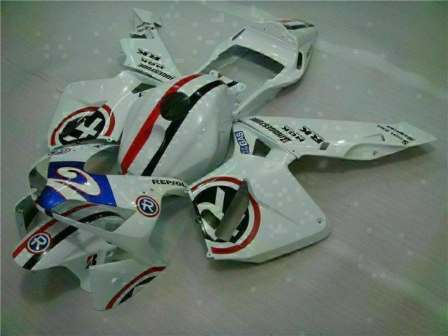 Carenados Moto CBR 600 RR 03-04 - Blanco Azul R 2 Carenados Moto CBR 600 RR 03-04 - Blanco Azul R 2