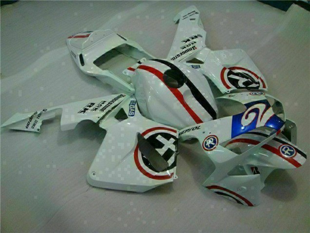 Carenados Moto CBR 600 RR 03-04 - Blanco Azul R 2 Carenados Moto CBR 600 RR 03-04 - Blanco Azul R 2