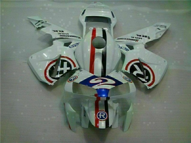 Carenados Moto CBR 600 RR 03-04 - Blanco Azul R 2 Carenados Moto CBR 600 RR 03-04 - Blanco Azul R 2