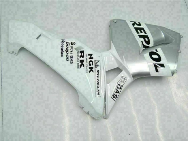 Carenados Moto CBR 600 RR 03-04 - Blanco Plata Repsol Carenados Moto CBR 600 RR 03-04 - Blanco Plata Repsol