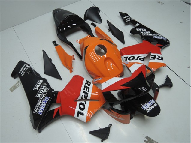 Carenados Moto CBR 600 RR 03-04 - Naranja Rojo Negro Repsol Carenados Moto CBR 600 RR 03-04 - Naranja Rojo Negro Repsol