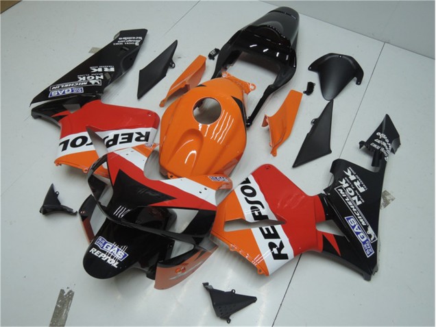 Carenados Moto CBR 600 RR 03-04 - Naranja Rojo Negro Repsol Carenados Moto CBR 600 RR 03-04 - Naranja Rojo Negro Repsol