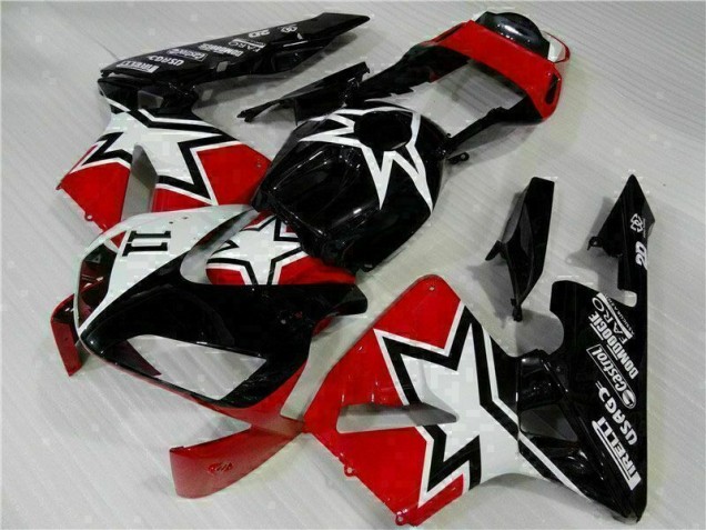Carenados Moto CBR 600 RR 03-04 - Negro Blanco 11 Carenados Moto CBR 600 RR 03-04 - Negro Blanco 11