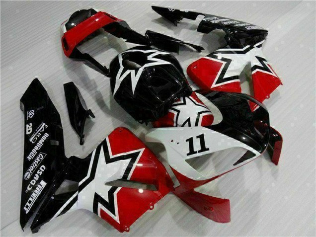 Carenados Moto CBR 600 RR 03-04 - Negro Blanco 11 Carenados Moto CBR 600 RR 03-04 - Negro Blanco 11