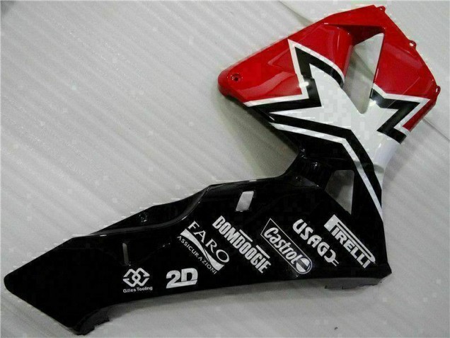 Carenados Moto CBR 600 RR 03-04 - Negro Blanco 11 Carenados Moto CBR 600 RR 03-04 - Negro Blanco 11