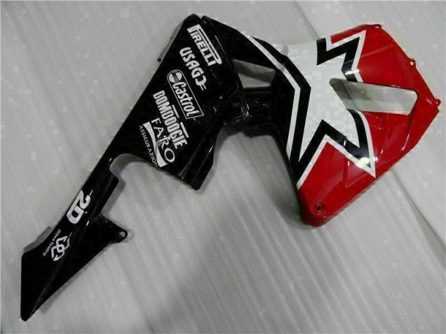 Carenados Moto CBR 600 RR 03-04 - Negro Blanco 11 Carenados Moto CBR 600 RR 03-04 - Negro Blanco 11