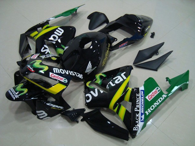 Carenados Moto CBR 600 RR 03-04 - Negro Movistar Carenados Moto CBR 600 RR 03-04 - Negro Movistar