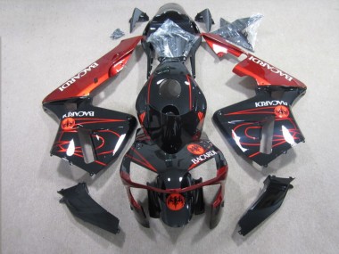 Carenados Moto CBR 600 RR 03-04 - Negro Rojo RACARDI