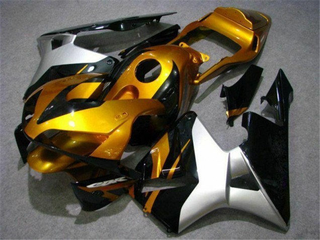 Carenados Moto CBR 600 RR 03-04 - Oro Plata Negro Carenados Moto CBR 600 RR 03-04 - Oro Plata Negro