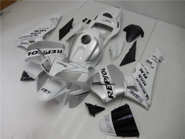 Carenados Moto CBR 600 RR 03-04 - Plata Blanco Negro Repsol Carenados Moto CBR 600 RR 03-04 - Plata Blanco Negro Repsol
