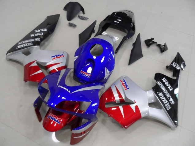 Carenados Moto CBR 600 RR 03-04 - Rojo Plata Azul Carenados Moto CBR 600 RR 03-04 - Rojo Plata Azul