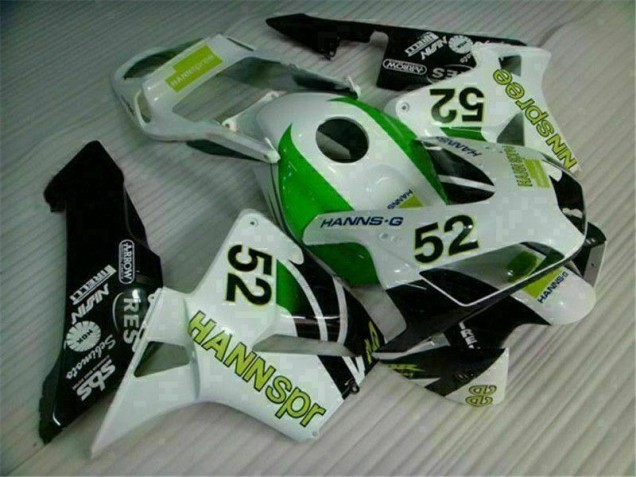 Carenados Moto CBR 600 RR 03-04 - Verde Blanco Negro Carenados Moto CBR 600 RR 03-04 - Verde Blanco Negro