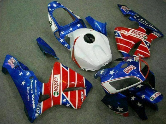 Carenados Moto CBR 600 RR 05-06 - Azul Rojo Cycle World Castrol Carenados Moto CBR 600 RR 05-06 - Azul Rojo Cycle World Castrol