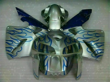 Carenados Moto CBR 600 RR 05-06 - Blanco Azul Llama