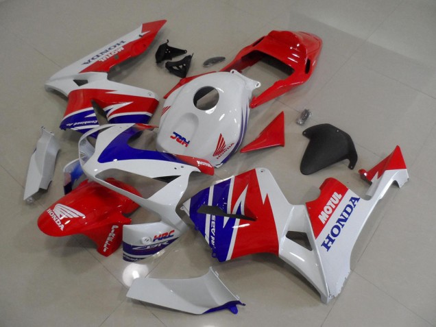 Carenados Moto CBR 600 RR 05-06 - Blanco Azul Rojo Motul HRC Carenados Moto CBR 600 RR 05-06 - Blanco Azul Rojo Motul HRC