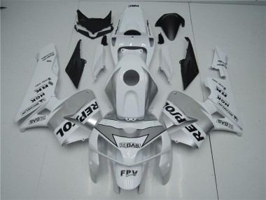 Carenados Moto CBR 600 RR 05-06 - Blanco Plata Negro Repsol