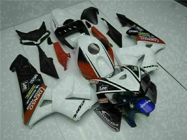 Carenados Moto CBR 600 RR 05-06 - Blanco Rojo Negro Lee Carenados Moto CBR 600 RR 05-06 - Blanco Rojo Negro Lee