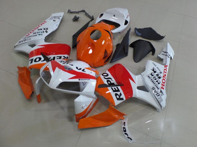 Carenados Moto CBR 600 RR 05-06 - Naranja Blanco Repsol Carenados Moto CBR 600 RR 05-06 - Naranja Blanco Repsol
