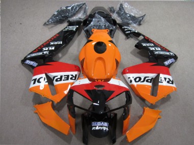 Carenados Moto CBR 600 RR 05-06 - Naranja Rojo Negro Repsol