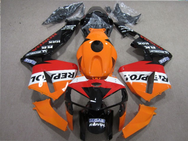 Carenados Moto CBR 600 RR 05-06 - Naranja Rojo Negro Repsol Carenados Moto CBR 600 RR 05-06 - Naranja Rojo Negro Repsol