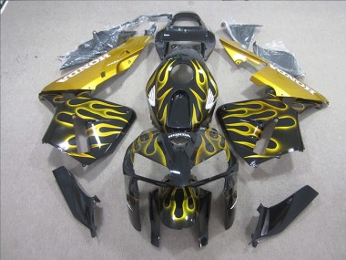 Carenados Moto CBR 600 RR 05-06 - Negro Amarillo Llama