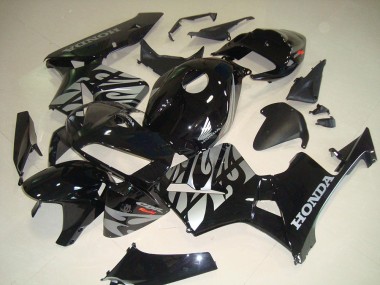 Carenados Moto CBR 600 RR 05-06 - Negro Blanco Llama