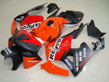 Carenados Moto CBR 600 RR 05-06 - Negro Mate Repsol Carrera