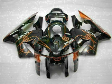 Carenados Moto CBR 600 RR 05-06 - Negro Naranja BACARDI
