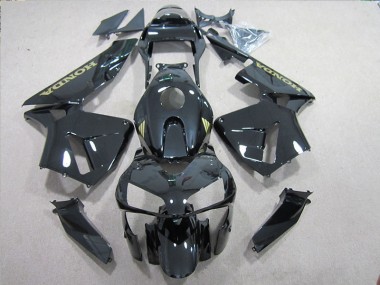 Carenados Moto CBR 600 RR 05-06 - Negro Oro Calcomanías