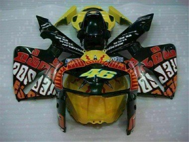 Carenados Moto CBR 600 RR 05-06 - Negro Rojo Amarillo 46