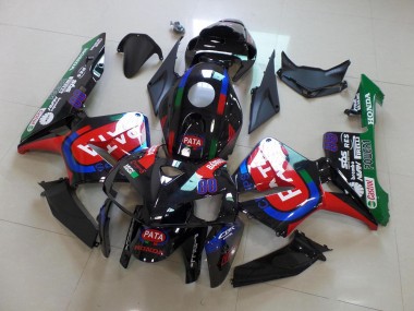 Carenados Moto CBR 600 RR 05-06 - Negro Rojo Pata