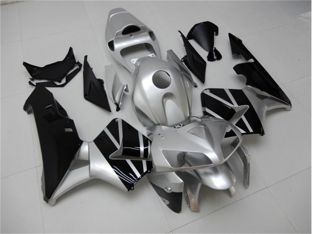 Carenados Moto CBR 600 RR 05-06 - Plata Negro Carenados Moto CBR 600 RR 05-06 - Plata Negro