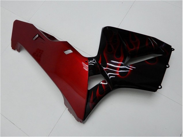 Carenados Moto CBR 600 RR 05-06 - Rojo Llama Negro Carenados Moto CBR 600 RR 05-06 - Rojo Llama Negro