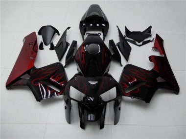 Carenados Moto CBR 600 RR 05-06 - Rojo Llama Negro