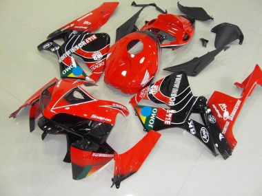 Carenados Moto CBR 600 RR 05-06 - Rojo Negro Jomo