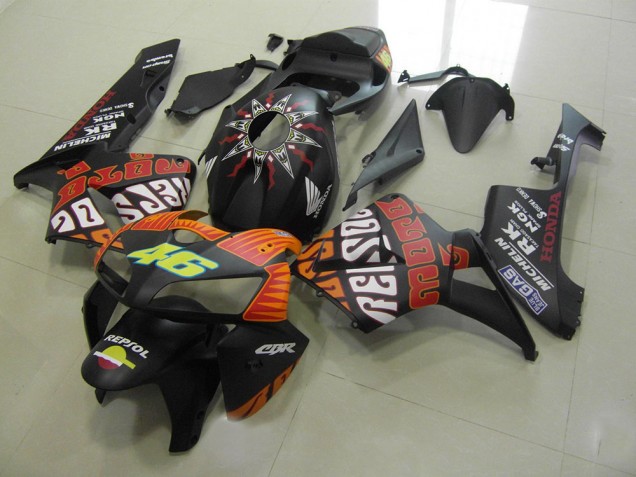 Carenados Moto CBR 600 RR 05-06 - Rossi Negro Mate