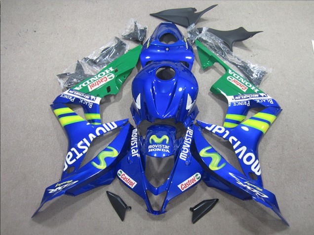 Carenados Moto CBR 600 RR 07-08 - Azul Blanco Movistar Carenados Moto CBR 600 RR 07-08 - Azul Blanco Movistar