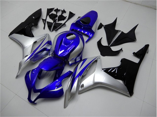 Carenados Moto CBR 600 RR 07-08 - Azul Plata Negro Carenados Moto CBR 600 RR 07-08 - Azul Plata Negro
