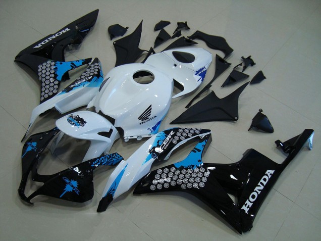 Carenados Moto CBR 600 RR 07-08 - Blanco Negro Azul Carenados Moto CBR 600 RR 07-08 - Blanco Negro Azul