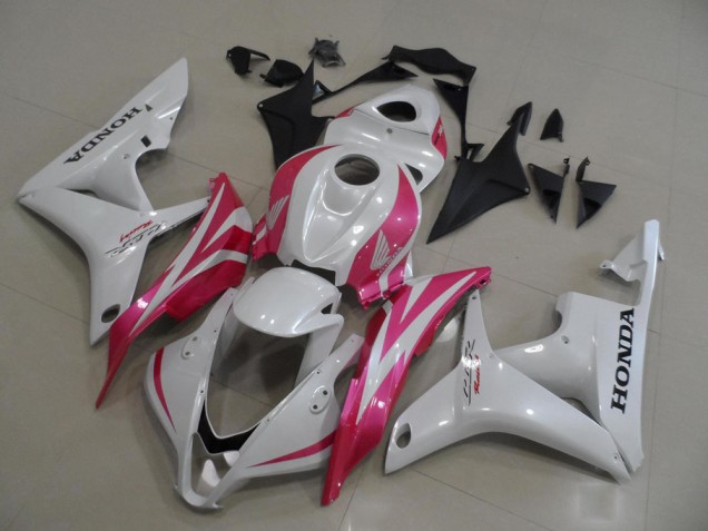 Carenados Moto CBR 600 RR 07-08 - Blanco Perla con Rosa Carenados Moto CBR 600 RR 07-08 - Blanco Perla con Rosa