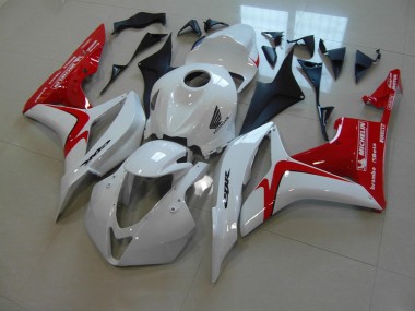 Carenados Moto CBR 600 RR 07-08 - Blanco Rojo Carrera Versión